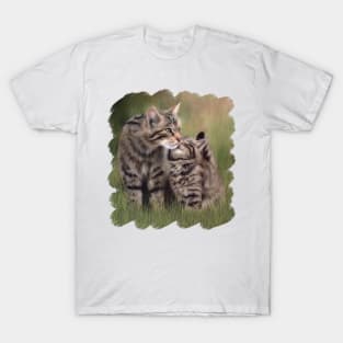 Scottish Wildcats Painting T-Shirt